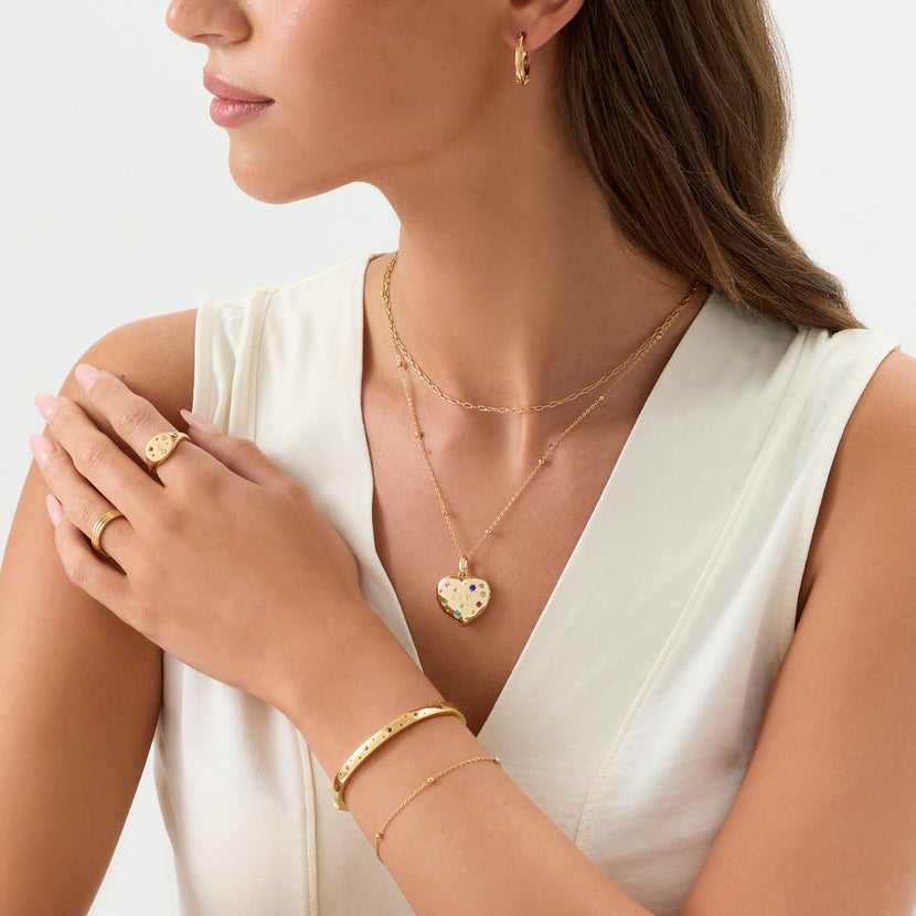 The Story of Us Bangle (Gold)