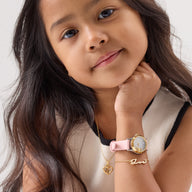 Mini Me Floating Charm 24mm Watch (Gold)