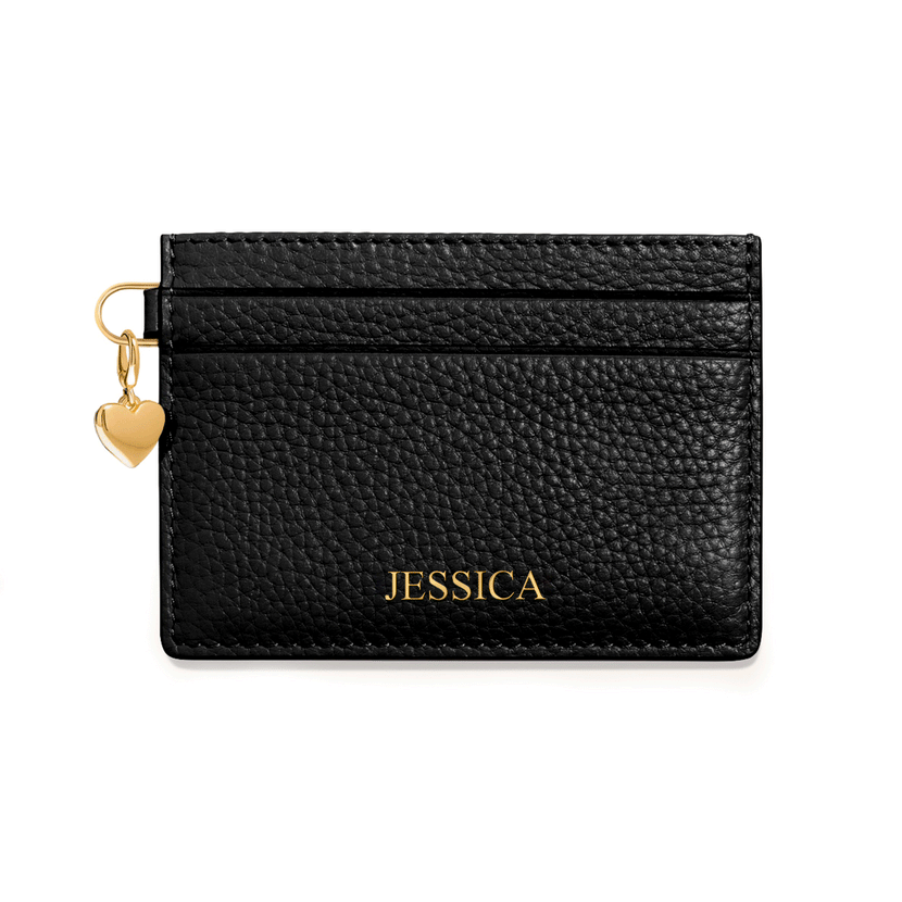 Leather Card Holder (Black)