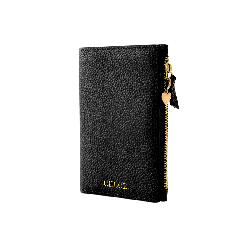 Leather Passport Holder (Black)