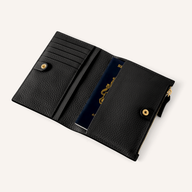 Leather Passport Holder (Black)