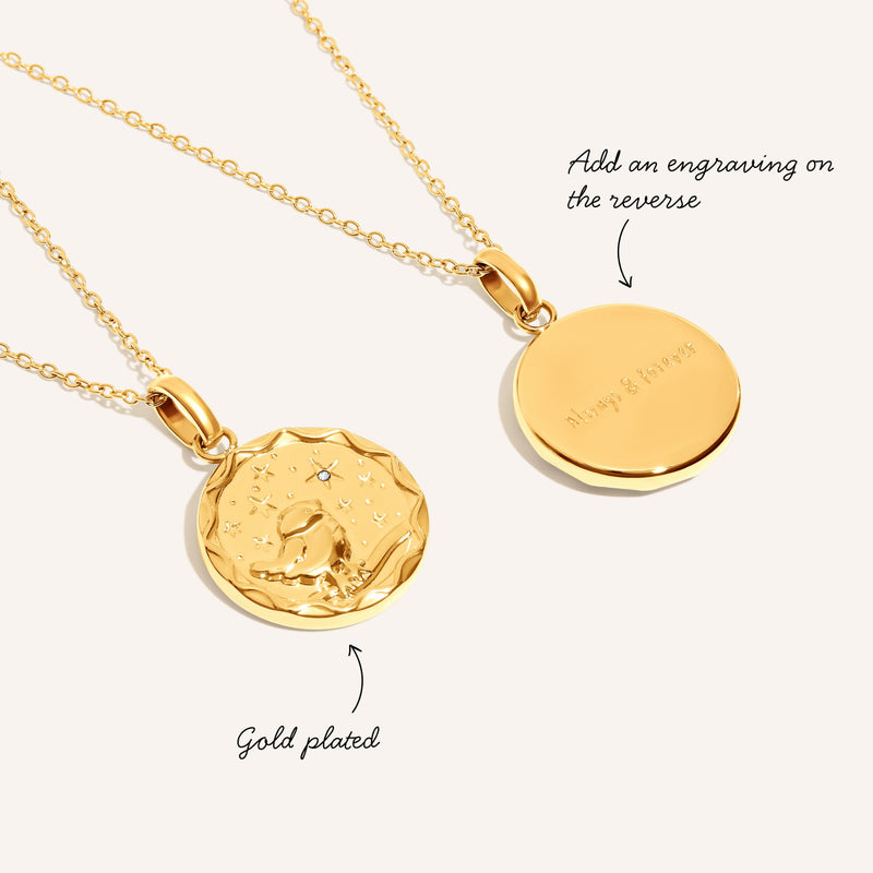 Murphys Sketches x Abbott Lyon Robin Coin Necklace (Gold)