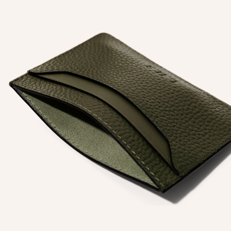 Men's Leather Card Holder (Green)