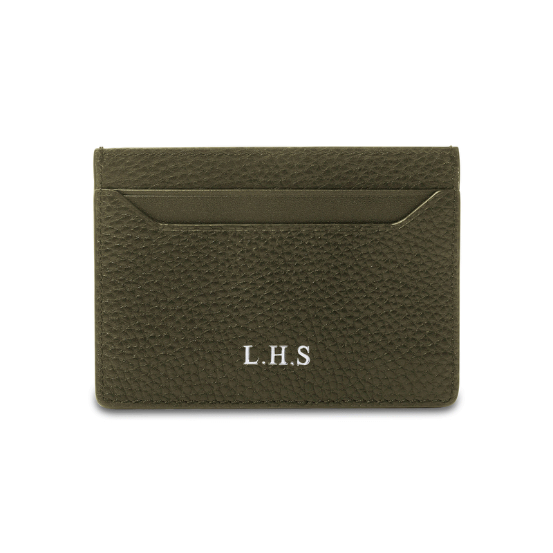 Men's Leather Card Holder (Green)