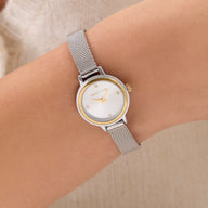 Avery Mesh 23mm Watch (Two Tone)