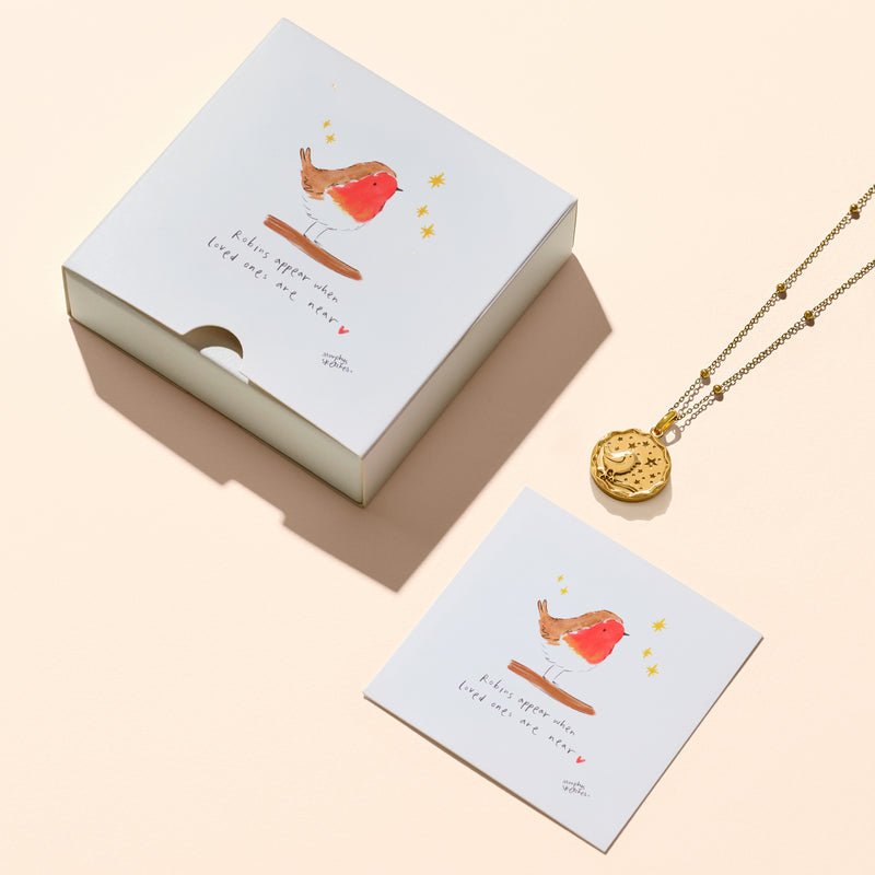 Murphys Sketches x Abbott Lyon Robin Coin Necklace (Gold)