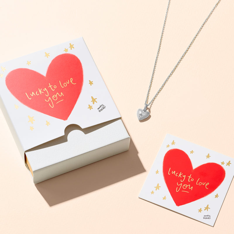 Murphys Sketches x Abbott Lyon Lucky Locket Necklace (Silver)