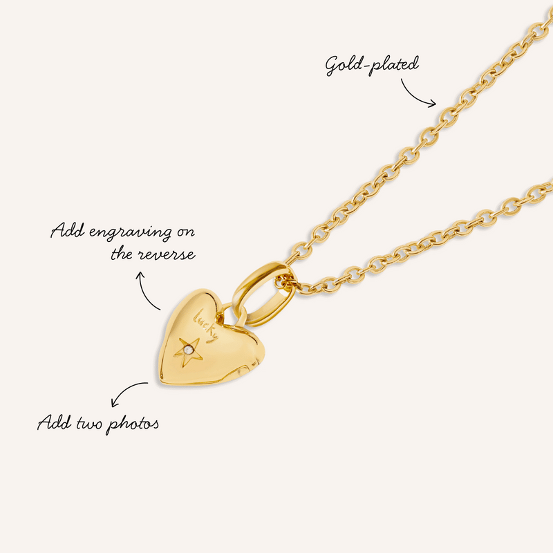 Murphys Sketches x Abbott Lyon Lucky Locket Necklace (Gold)