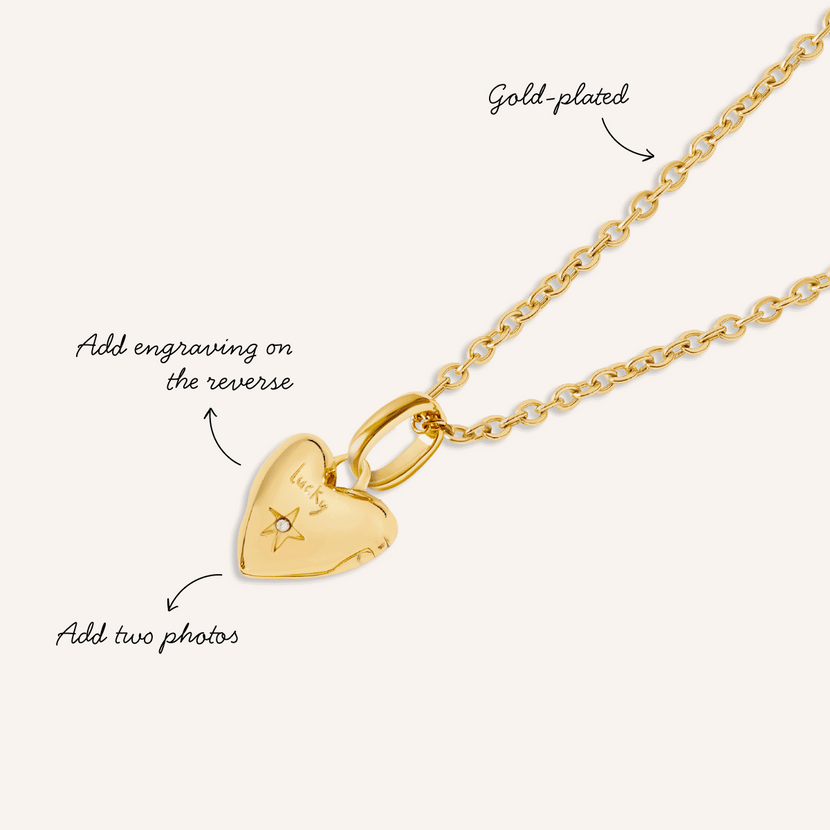 Murphys Sketches x Abbott Lyon Lucky Locket Necklace (Gold)