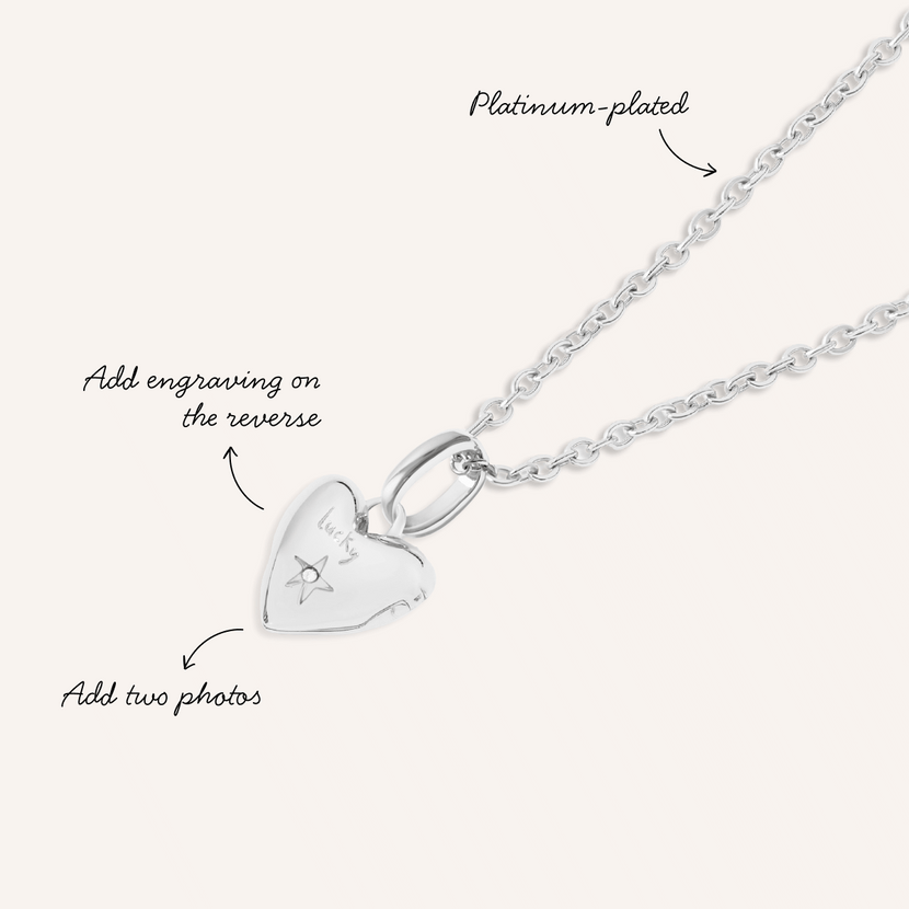 Murphys Sketches x Abbott Lyon Lucky Locket Necklace (Silver)