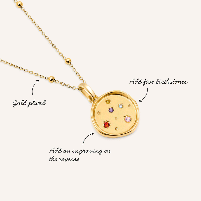 The Story of Us Coin Necklace (Gold)