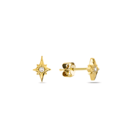 Star Stud Earrings (Gold)