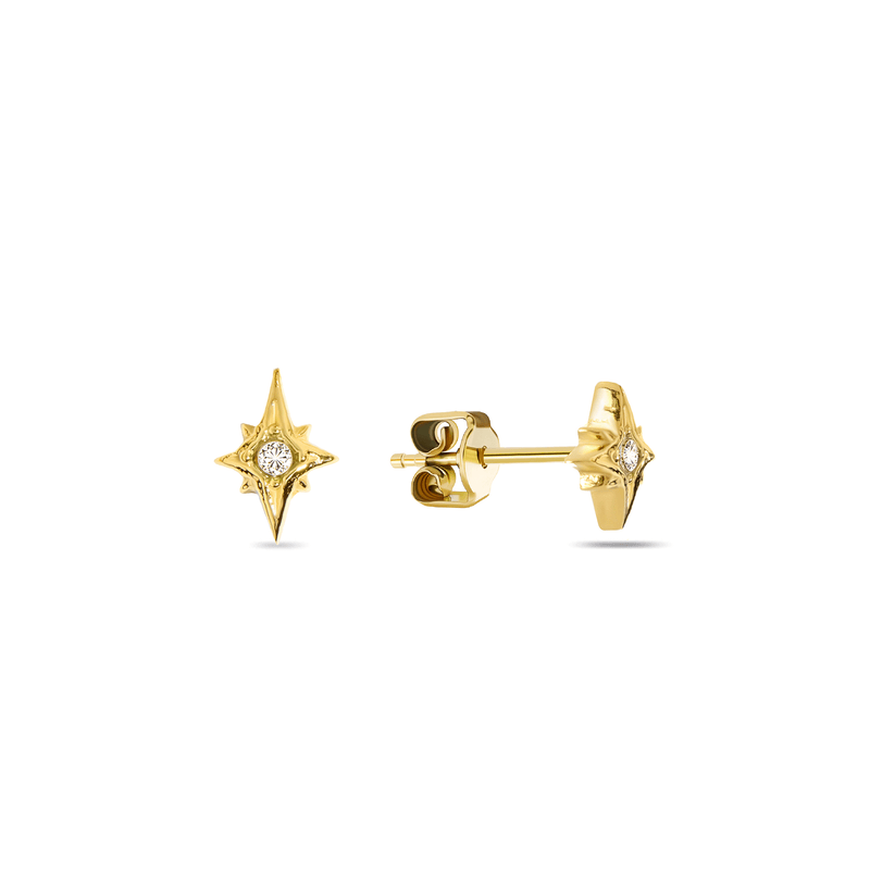 Star Stud Earrings (Gold)