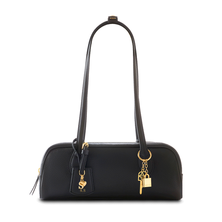 The Alexandra Shoulder Bag (Black)