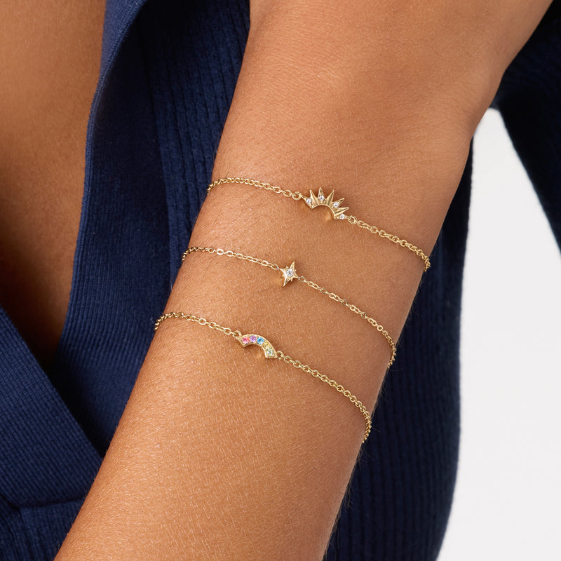 Tommy's Charity North Star Bracelet (Gold)
