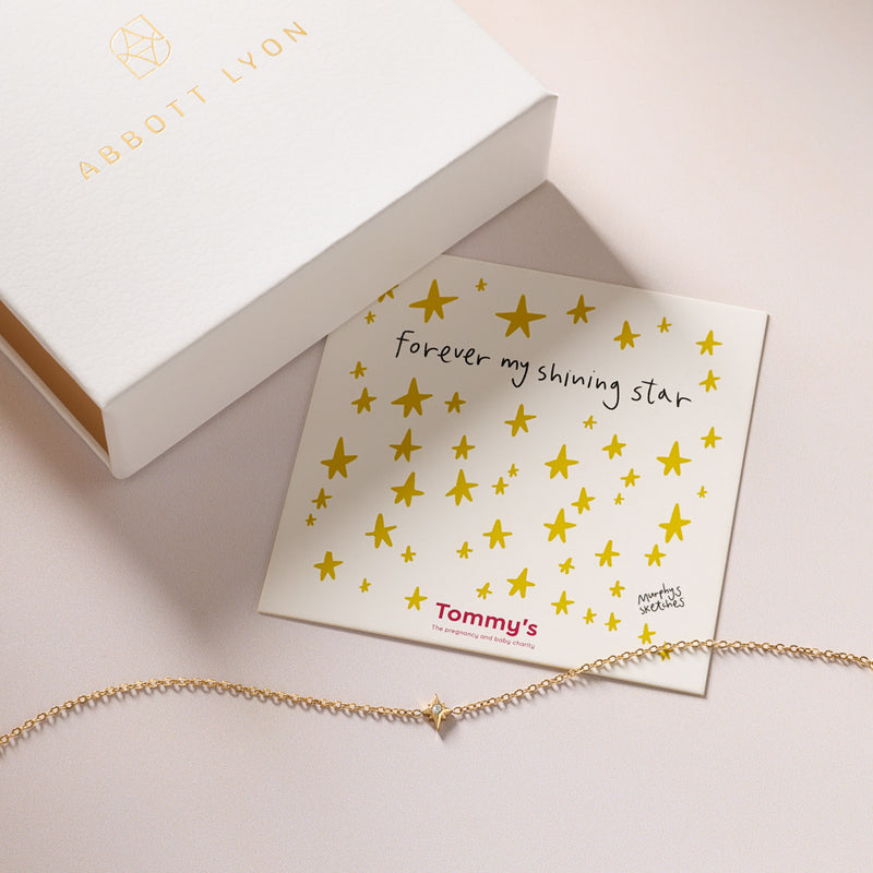 Tommy's Charity North Star Bracelet (Gold)