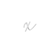 Made Mine Script Letter Bracelet (Silver)