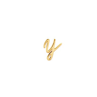 Made Mine Script Letter Bracelet (Gold) - Clientbase