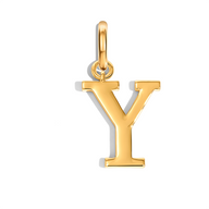 Large Didot Initial Accessories Charm (Gold)