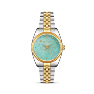 Belgravia 30 Aqua Zodiac Watch (Gold/Silver)