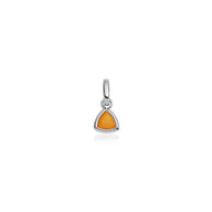 Droplet Birthstone Pendant (Silver)