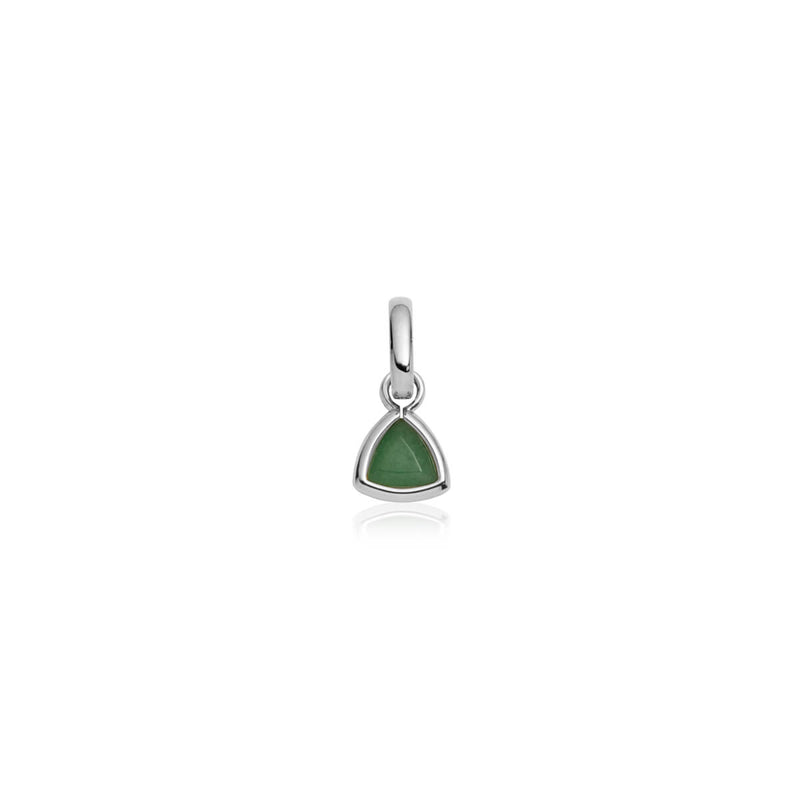 Droplet Birthstone Pendant (Silver)