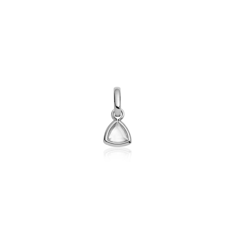 Droplet Birthstone Pendant (Silver)