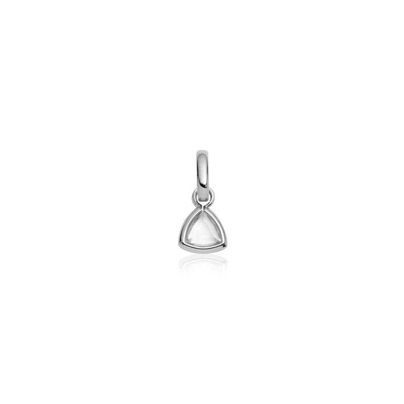 Droplet Birthstone Pendant (Silver)