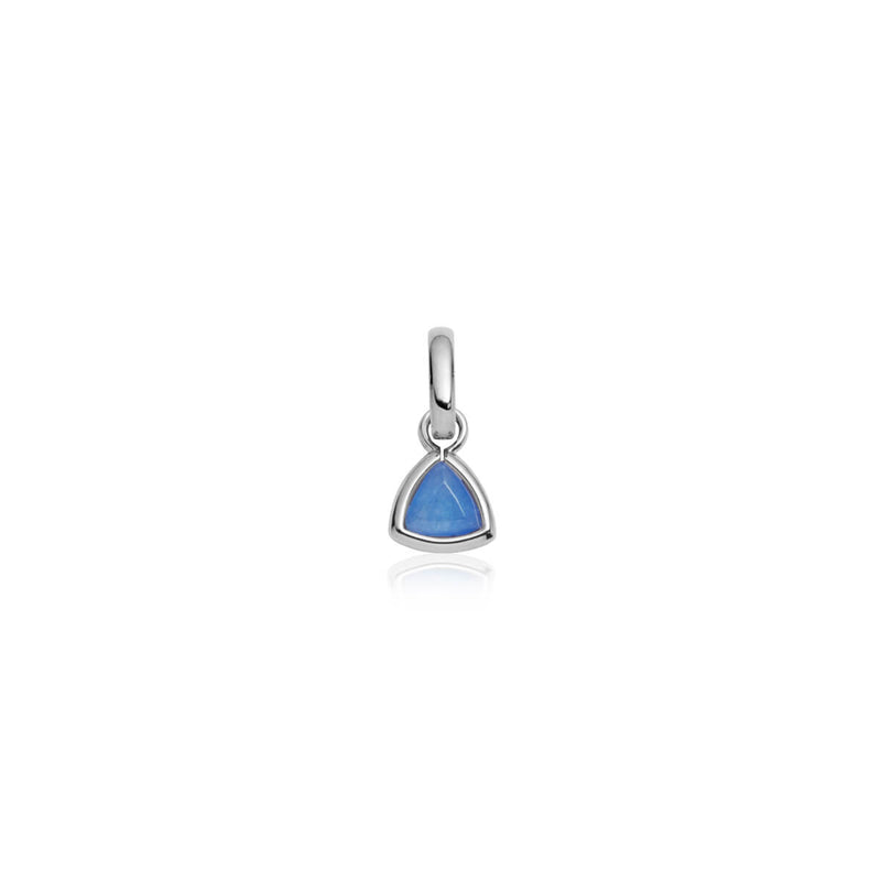 Droplet Birthstone Pendant (Silver)
