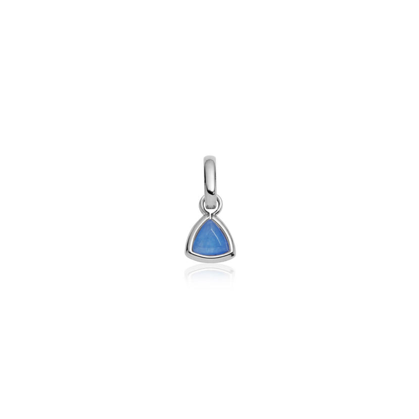 Droplet Birthstone Pendant (Silver)