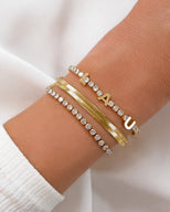 Custom Tennis Name Set (Gold)