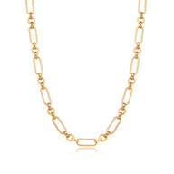 Figaro Chain Necklace (Gold)