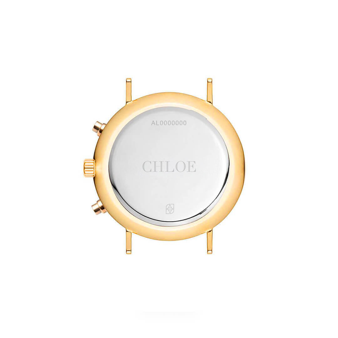 Gold Pearl Link Nueva 40 Watch Abbott Lyon