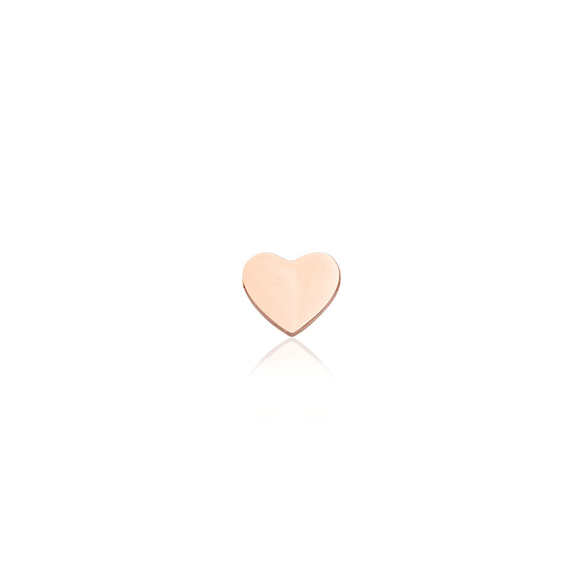 Made Mine Charms - Heart Charm (Rose Gold)