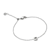 Made Mine Initial Bracelet (Silver)