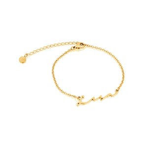 Signature Name Bracelet (Gold)