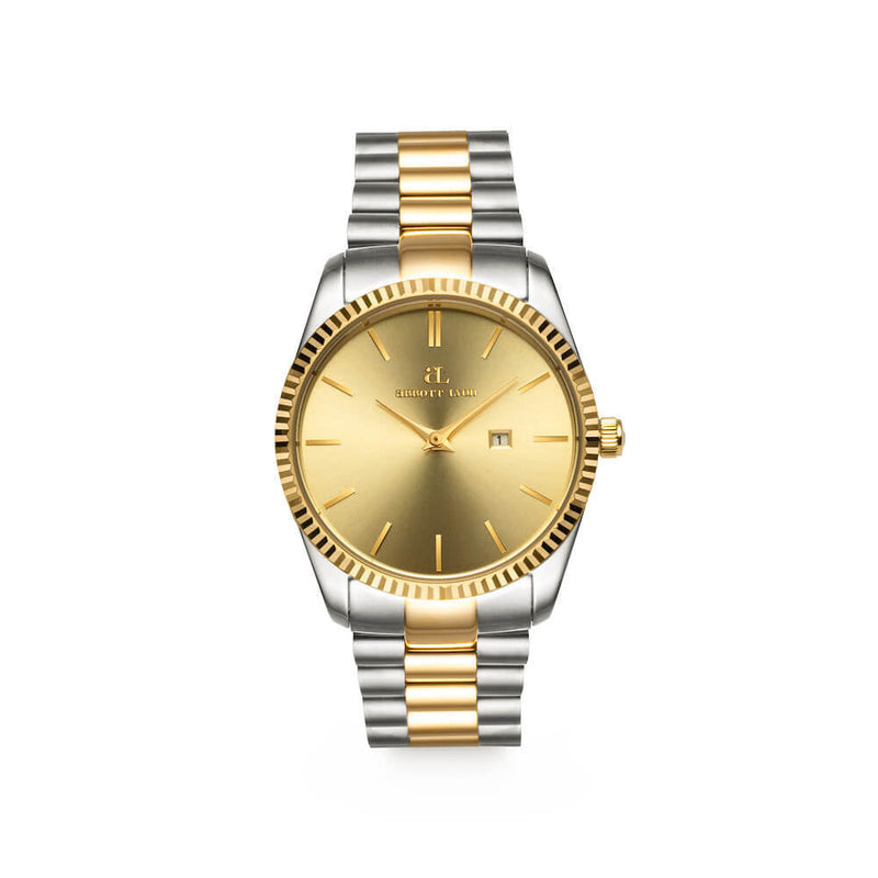 Silver Chain Champagne Belgravia 36 Watch