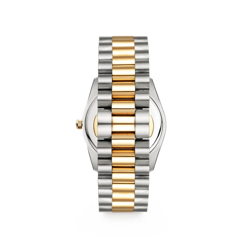 Silver Chain Champagne Belgravia 36 Watch