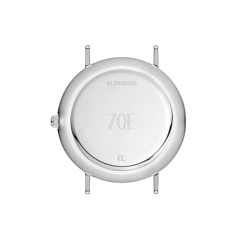 Silver Chain White Kensington 40 Watch