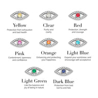 Custom Evil Eye Necklace (Silver)