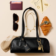 The Alexandra Shoulder Bag (Black)