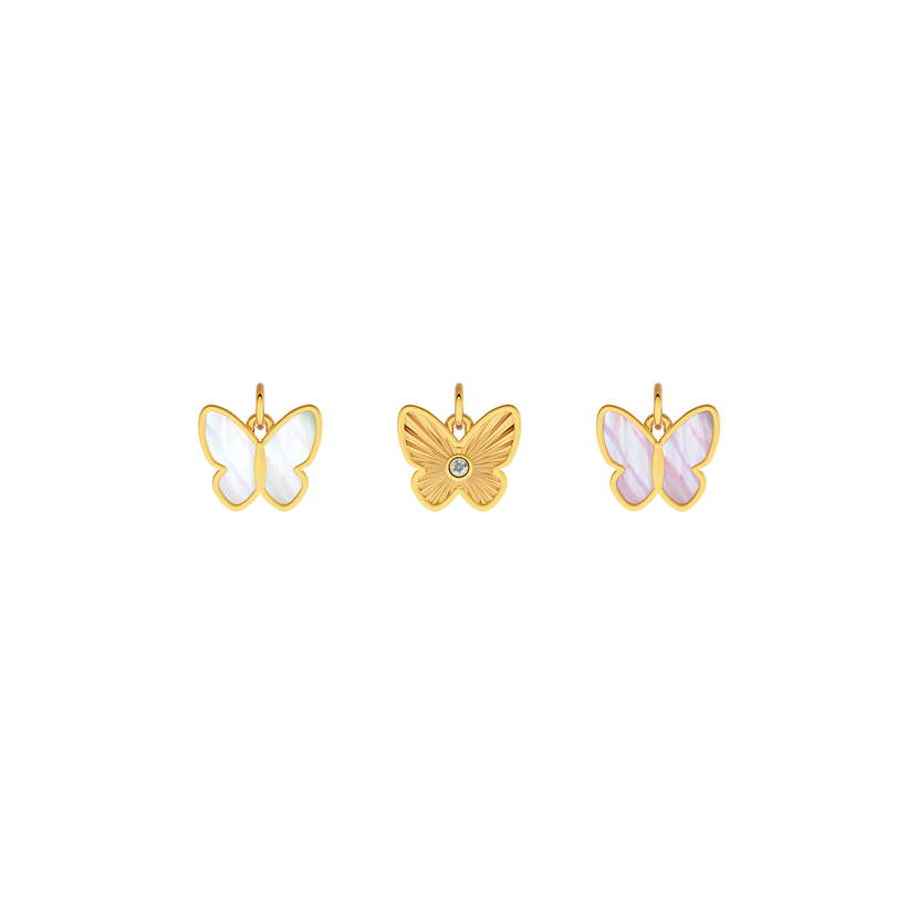 Made Mine Fine Charm - Butterfly (Gold)
