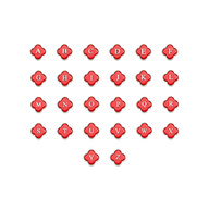 Clover Bracelet (Silver) - Worth £59