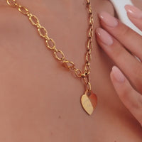 Heart Token Necklace (Gold)