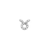 Fixed Charm - Pave Zodiac Charm (Silver)