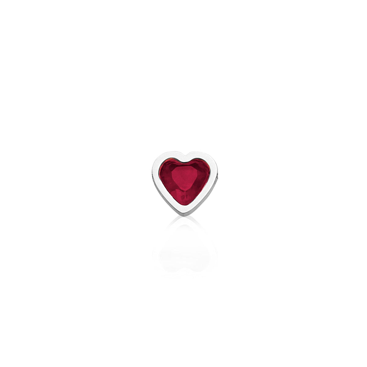 Mini Heart Birthstone Necklace