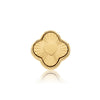 Textured Clover Charms (Gold) - Heart