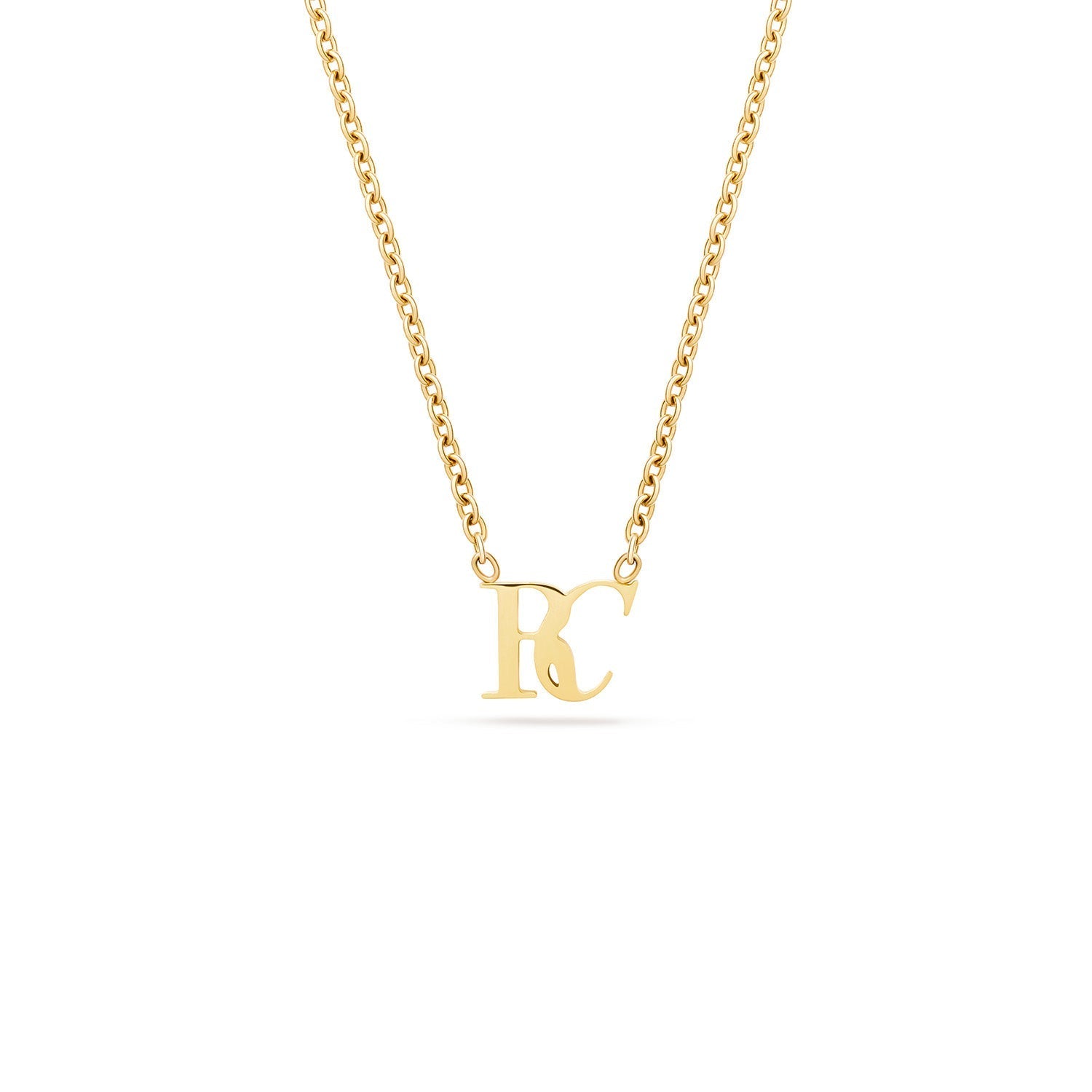 Mini Double Initial Necklace