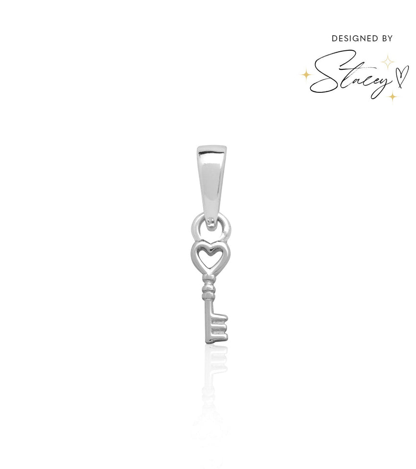 Stacey's Stories Key Charm (Silver)