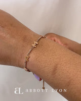 Custom Name Bracelet (Rose Gold)